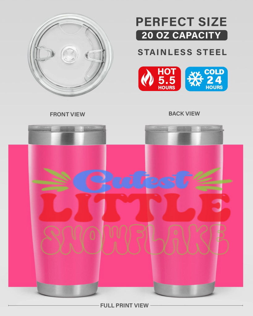 Cutest little snowflake 89#- winter- Tumbler