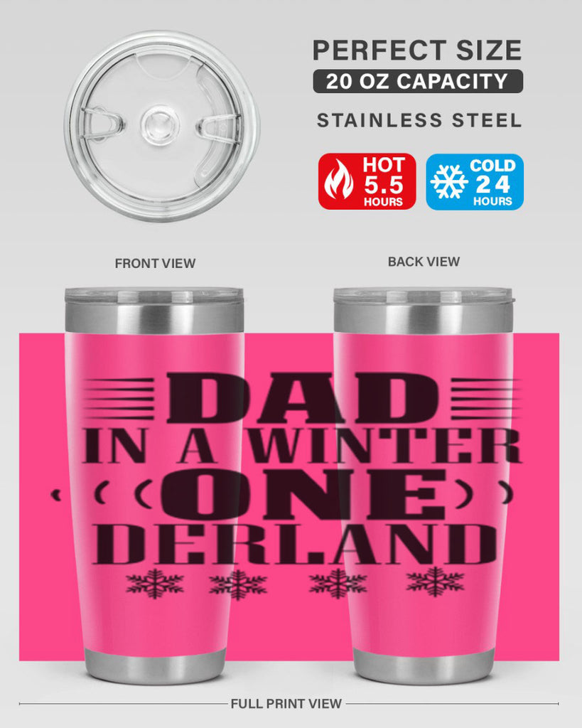 DAD IN A WINTER ONE DERLAND 91#- winter- Tumbler