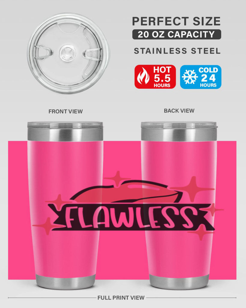 Flawless Style 102#- make up- Tumbler