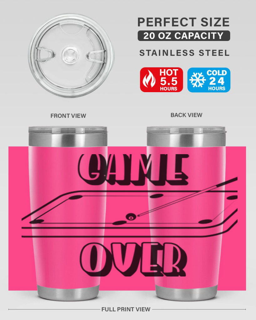 Game over 1218#- billards- Tumbler
