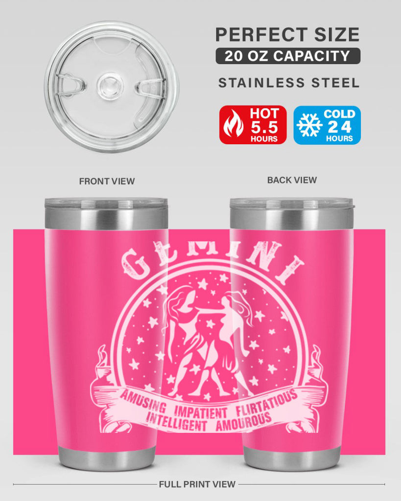Gemini 10#- zodiac- Tumbler