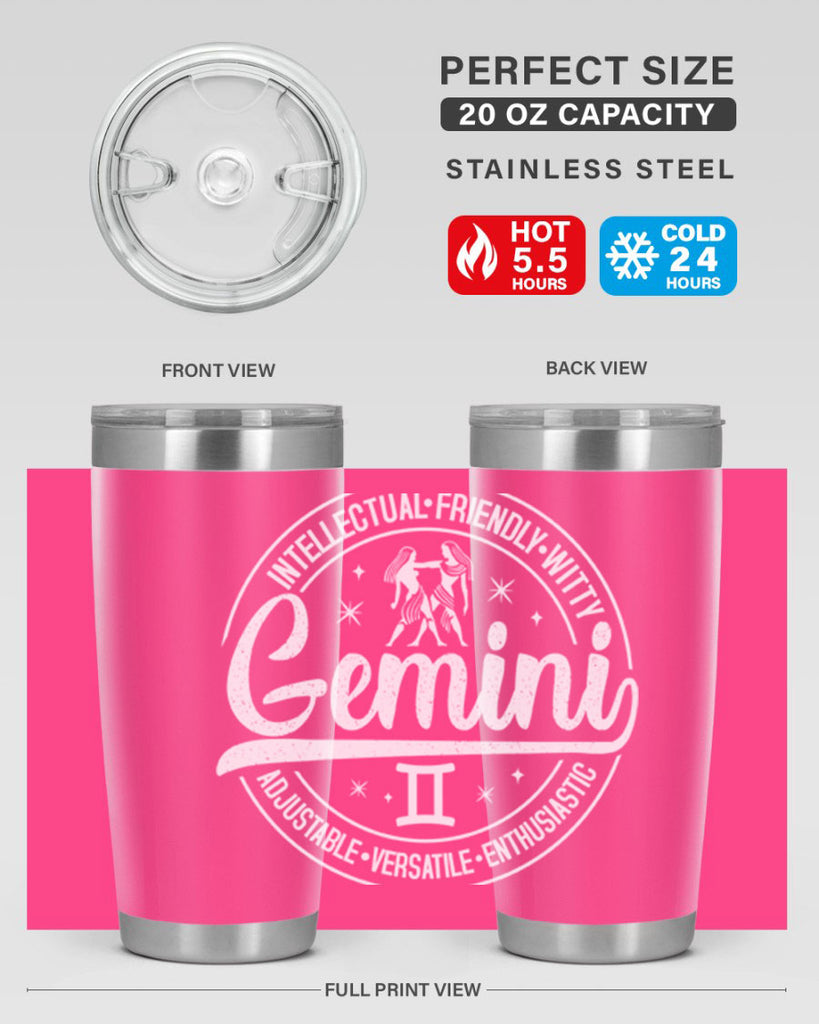 Gemini 226#- zodiac- Tumbler