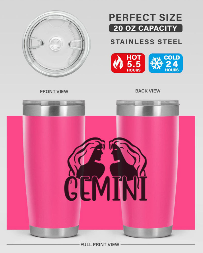 Gemini 227#- zodiac- Tumbler
