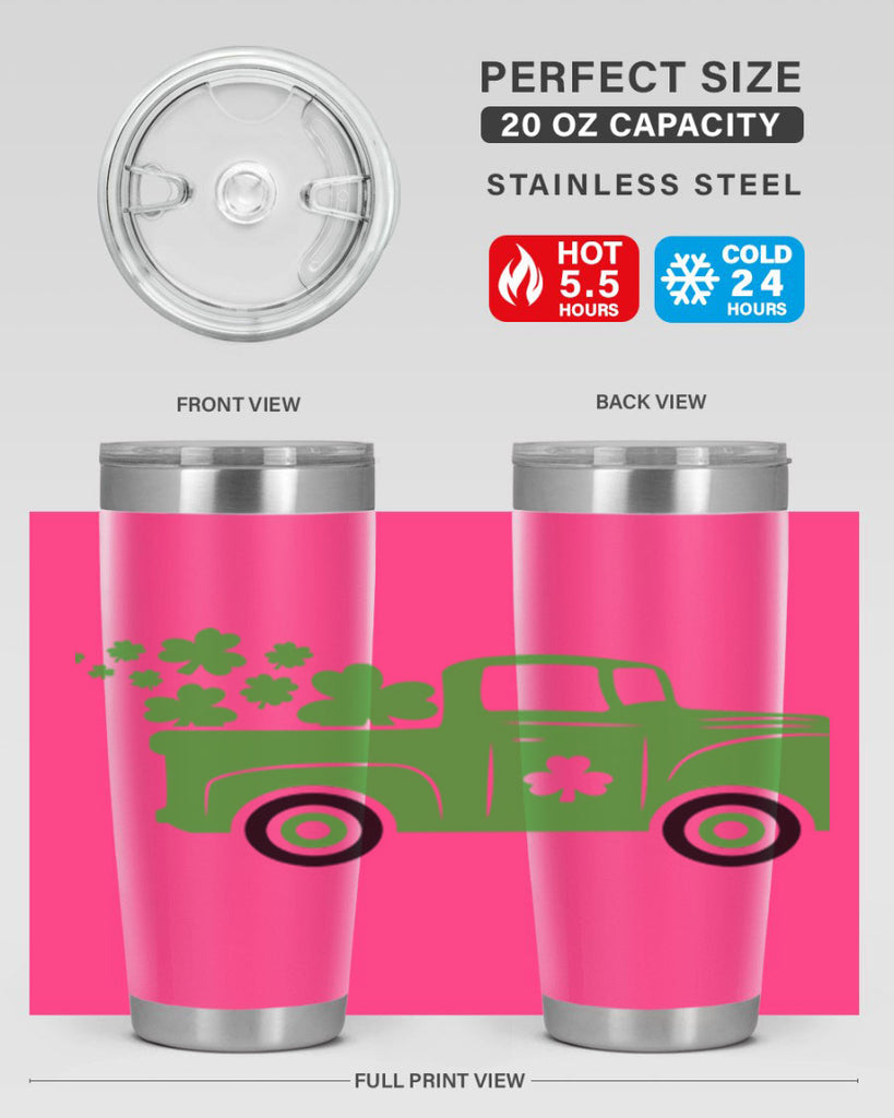 Green Truck Style 97#- St Patricks Day- Tumbler