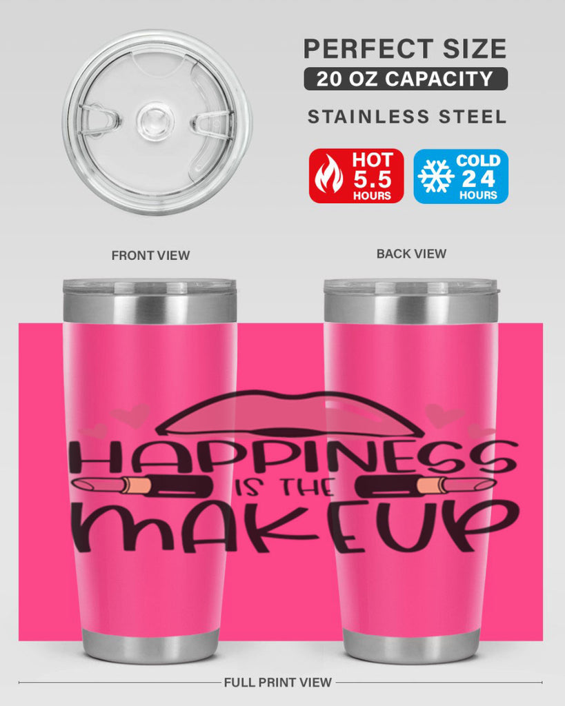 Hapiness Is The Makeup Style 95#- make up- Tumbler