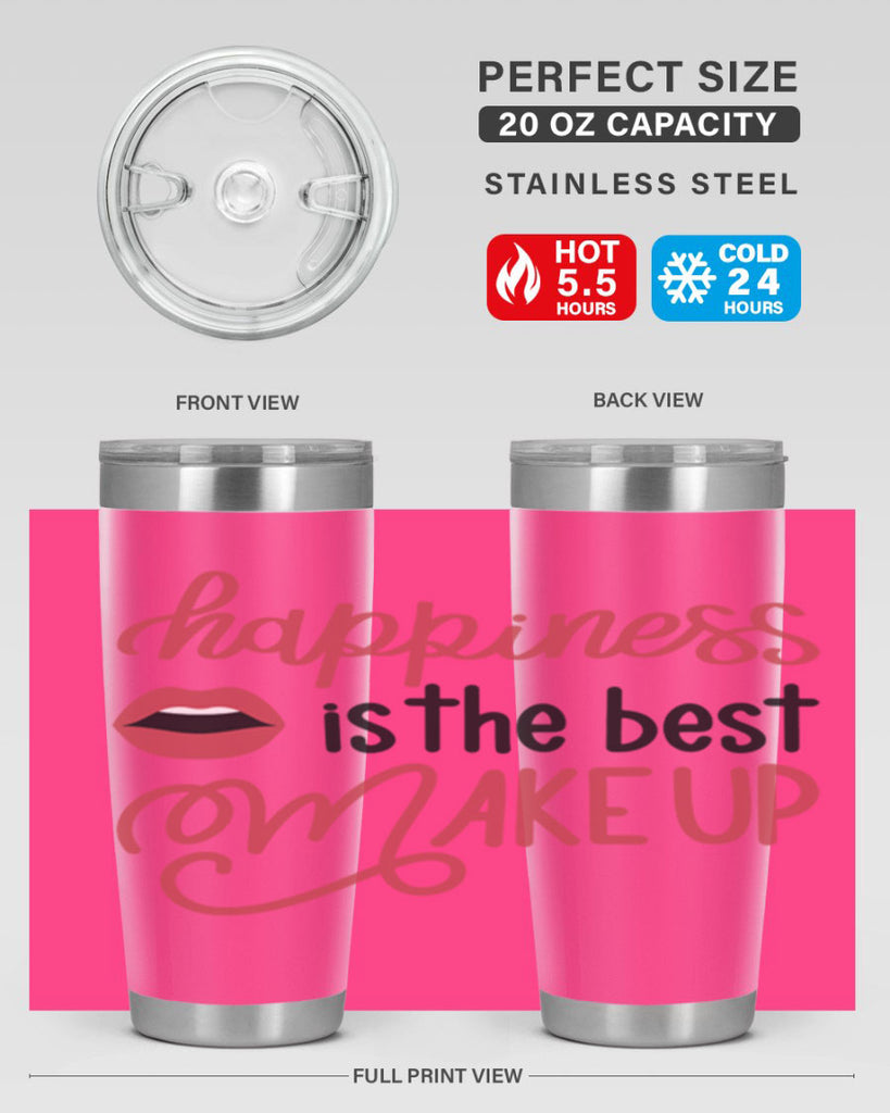 Happiness is the Best Makeup Style 94#- make up- Tumbler