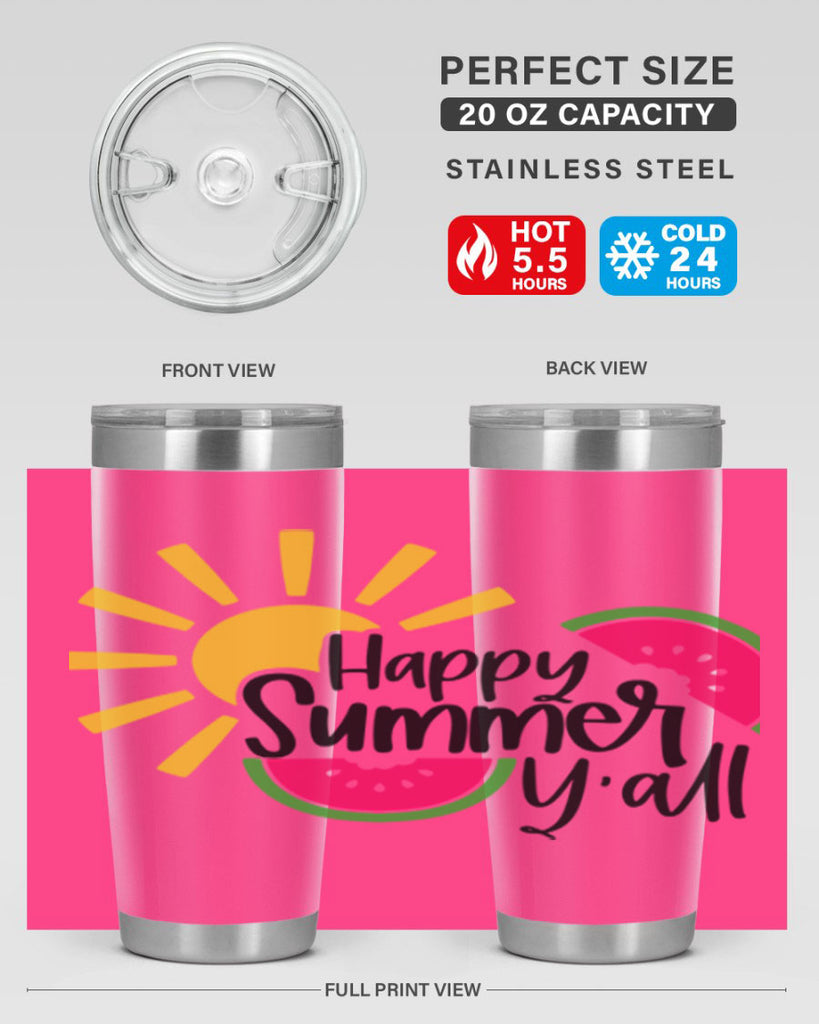 Happy Summer Yall Style 41#- summer- Tumbler