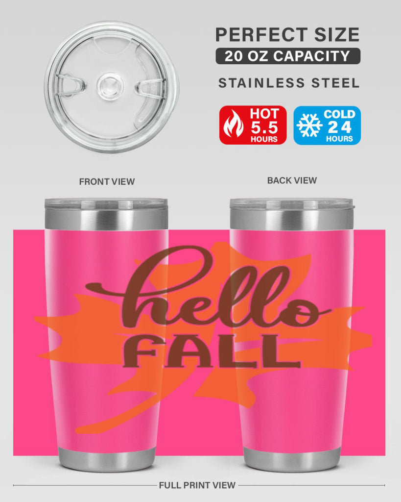 Hello Fall 273#- fall- Tumbler