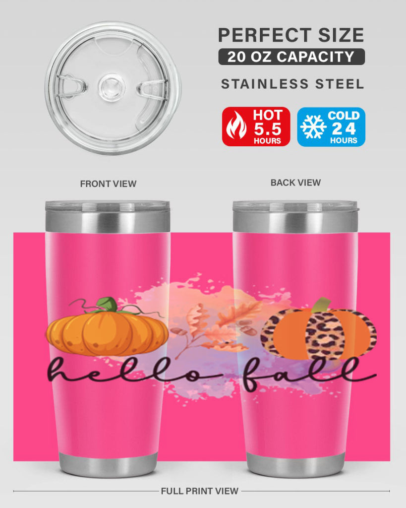 Hello Fall 277#- fall- Tumbler