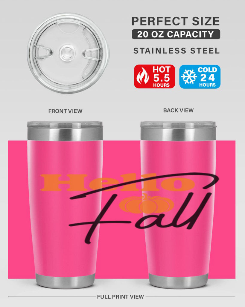 Hello Fall 279#- fall- Tumbler