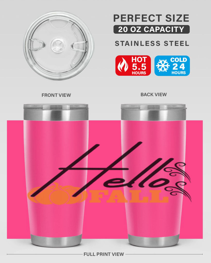 Hello Fall 281#- fall- Tumbler