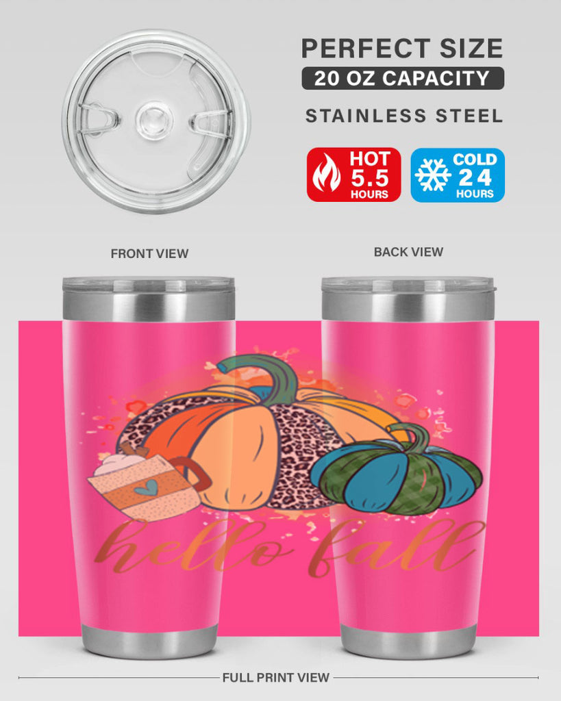 Hello Fall 282#- fall- Tumbler