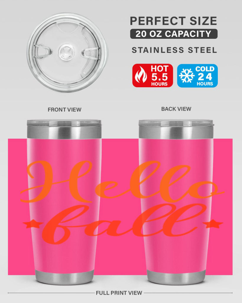 Hello Fall Design 278#- fall- Tumbler