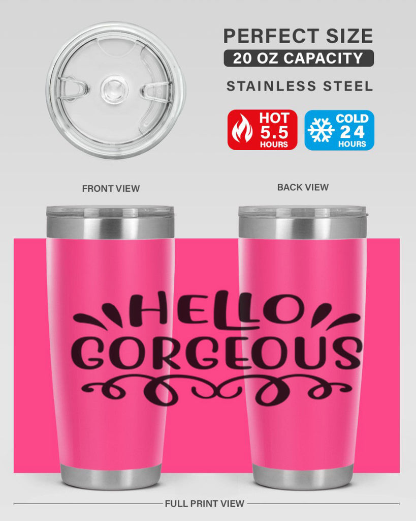 Hello Gorgeous 101#- fashion- Cotton Tank