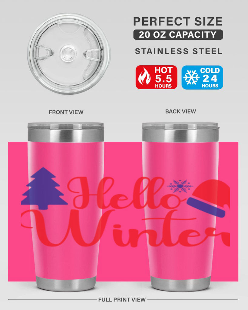 Hello Winter 179#- winter- Tumbler