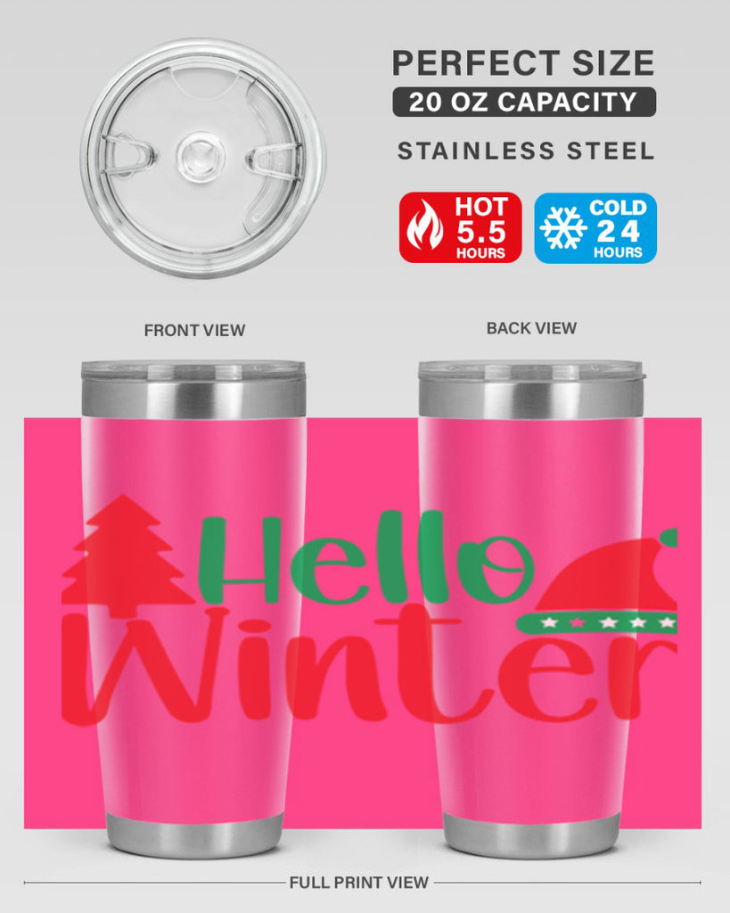 Hello Winter 180#- winter- Tumbler