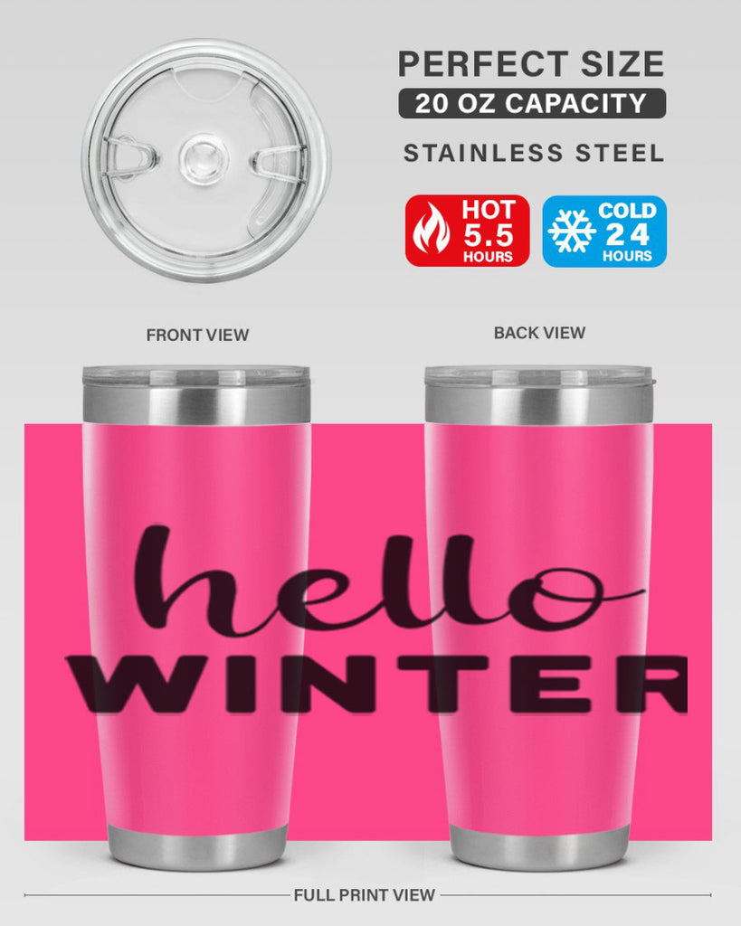 Hello Winter 186#- winter- Tumbler