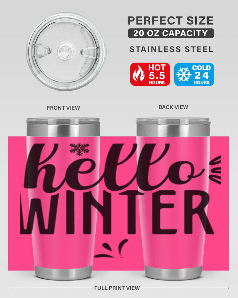 Hello Winter171#- winter- Tumbler