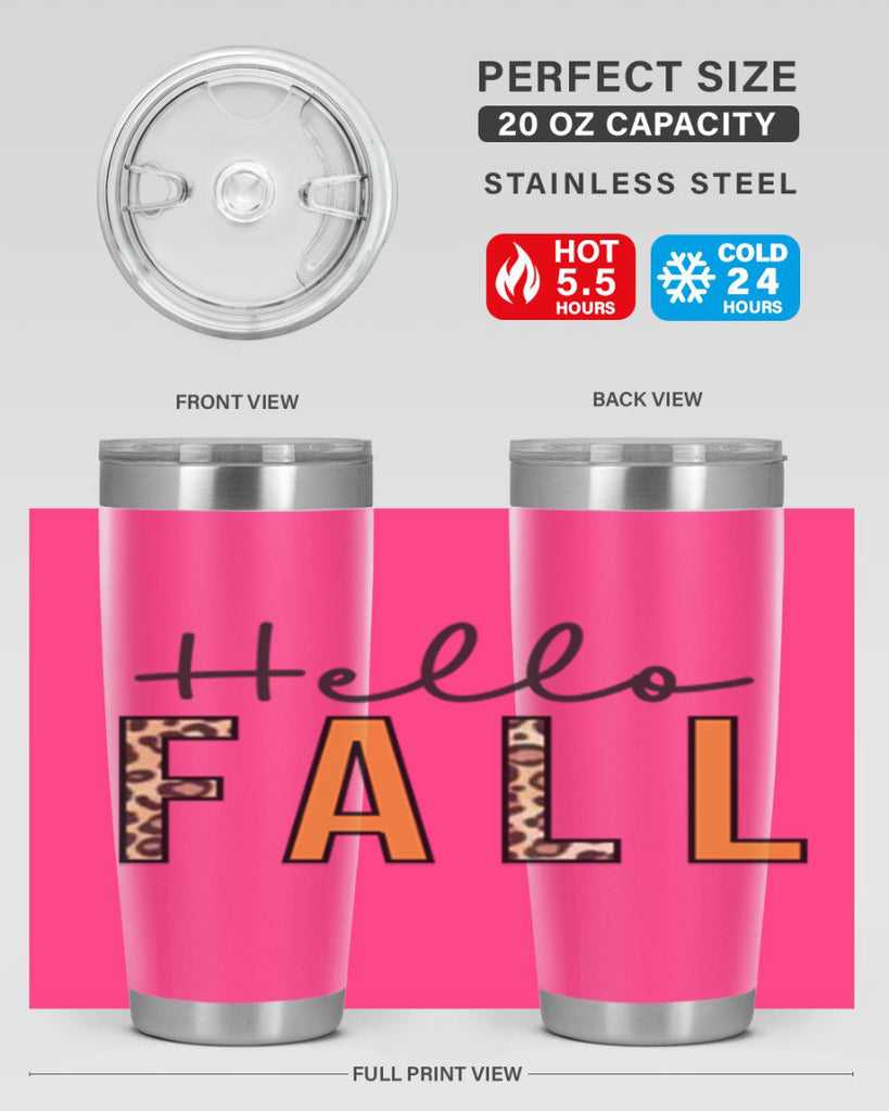 Hello fall 276#- fall- Tumbler