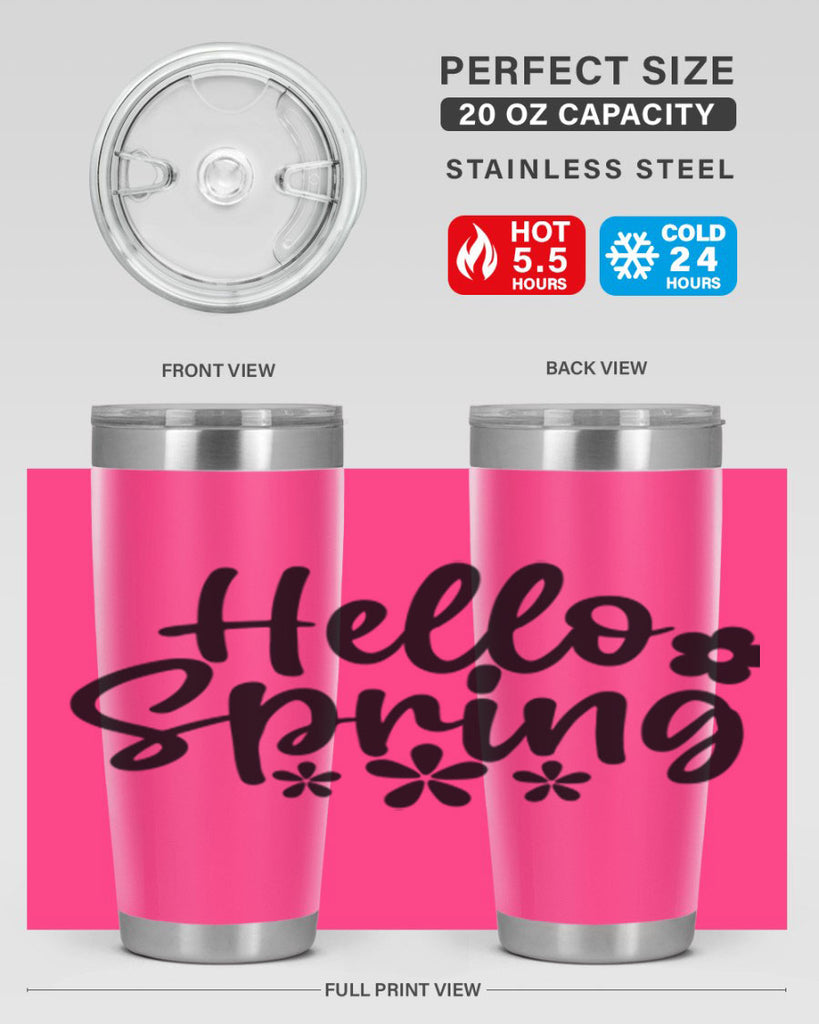 Hello spring  design 232#- spring- Tumbler