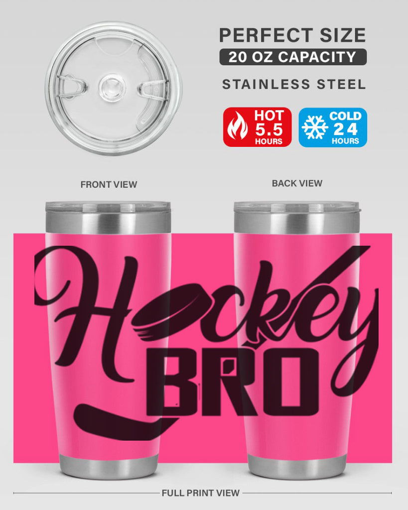 Hockey bro 1190#- hockey- Tumbler