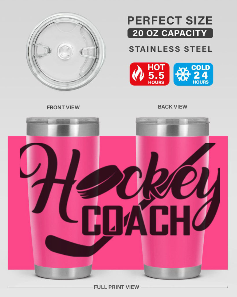 Hockey coach 1189#- hockey- Tumbler