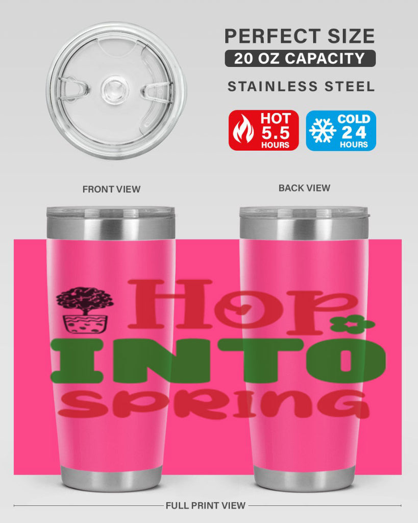 Hop into Spring 251#- spring- Tumbler