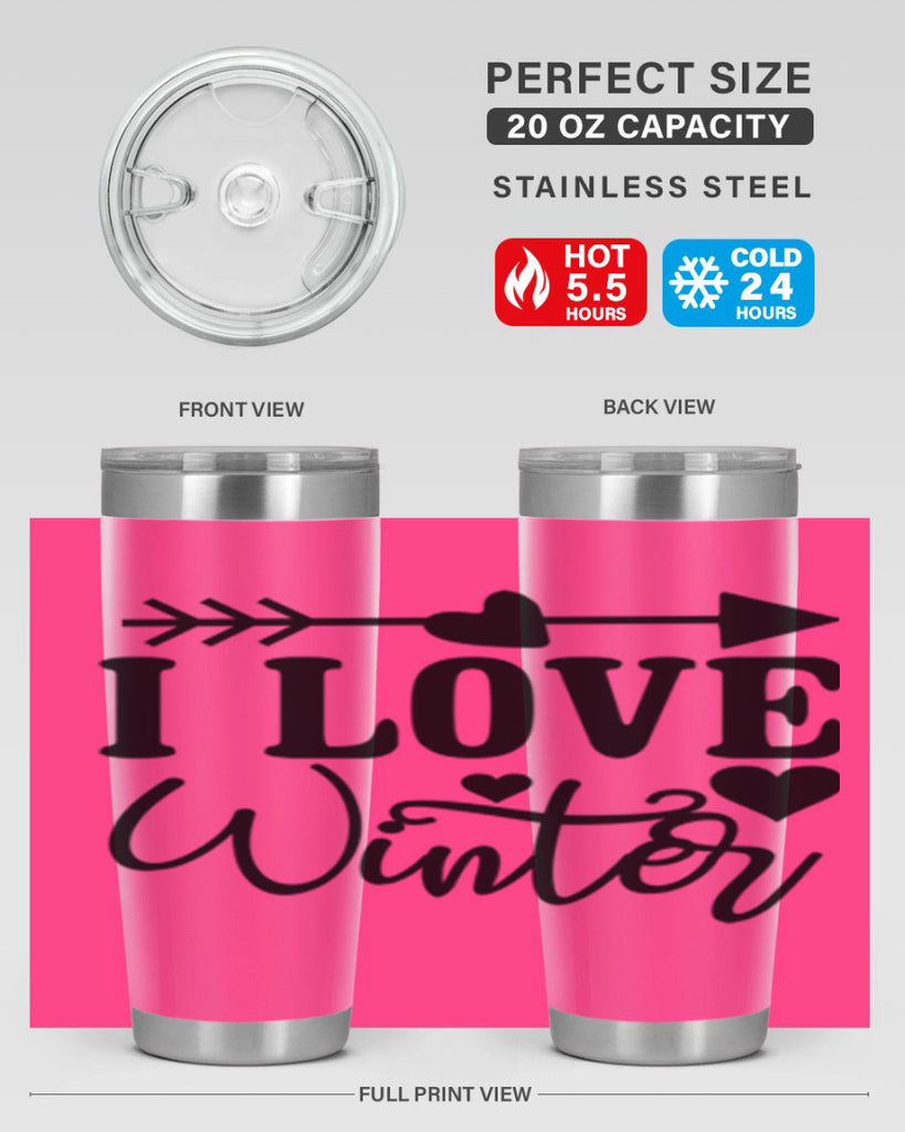 I Love Winter 227#- winter- Tumbler