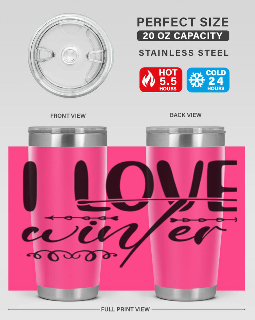 I love winter 243#- winter- Tumbler