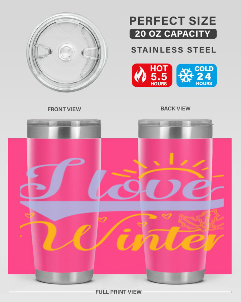 I love winter228#- winter- Tumbler