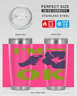 Im ok Style 30#- corona virus- Tumbler