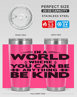 In a world Style 48#- autism- Tumbler