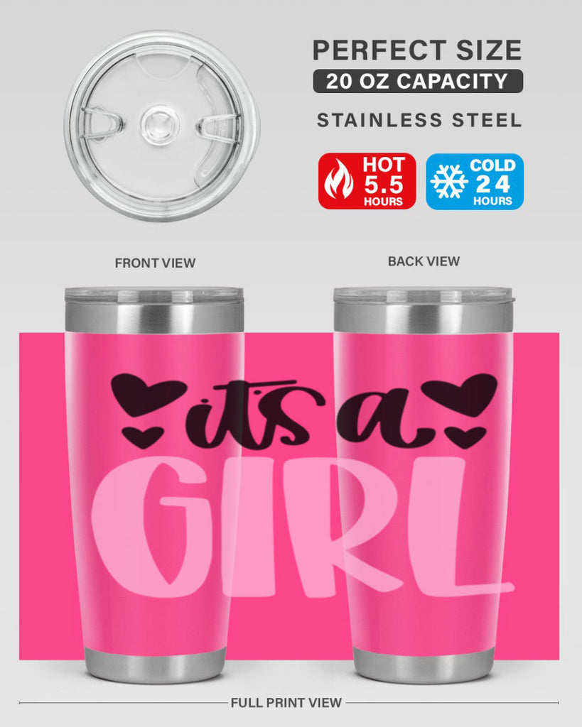 Its A Girl Style 79#- baby- tumbler