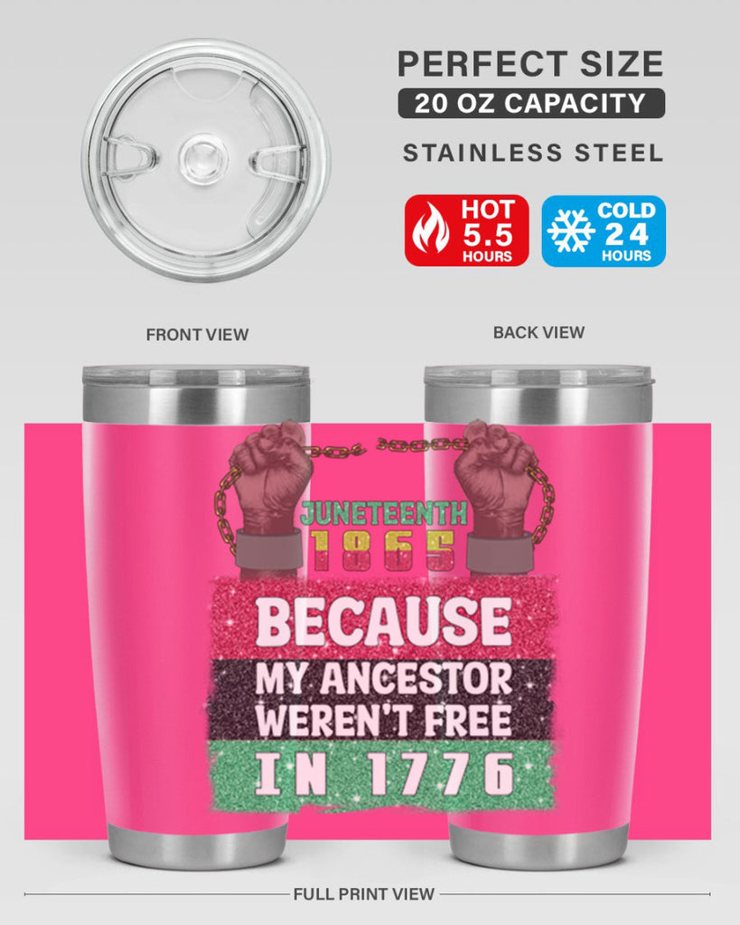 Juneteenth 1865 Ancestor 4#- Juneteenth- tumbler