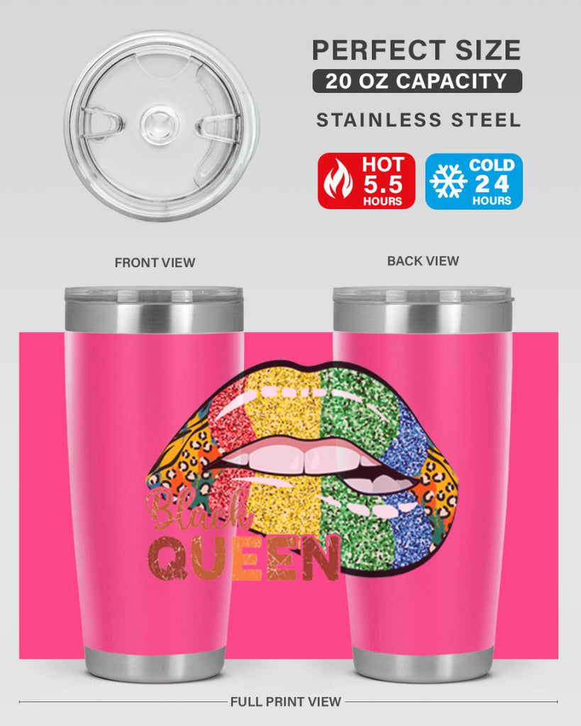 Juneteenth Black Queen Sexy Lip Png 35#- Juneteenth- tumbler