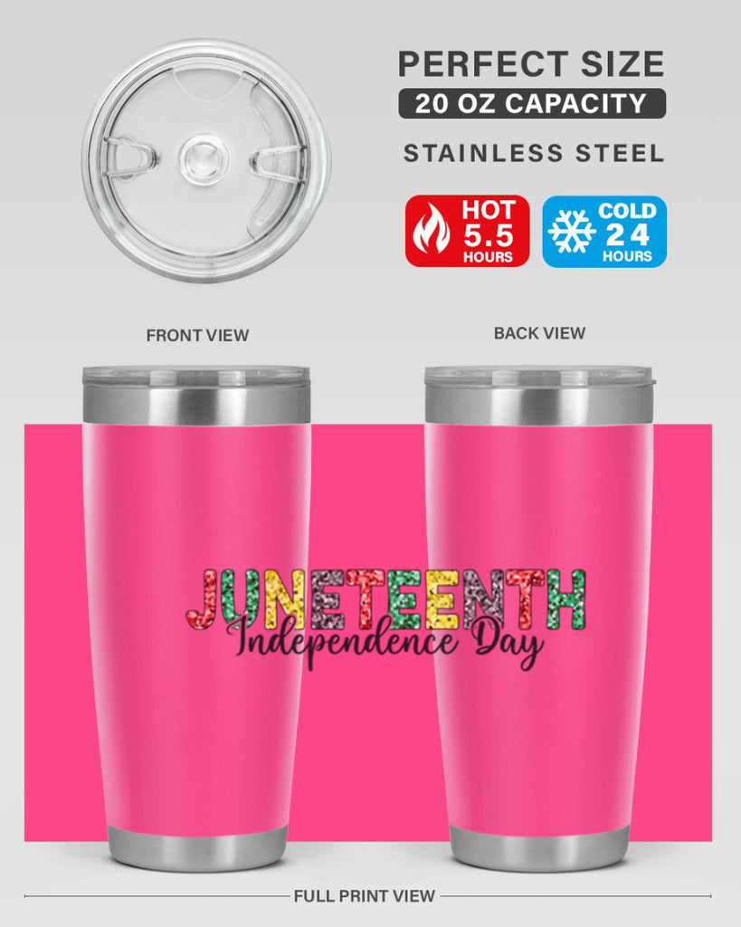 Juneteenth Independence Day 37#- Juneteenth- tumbler