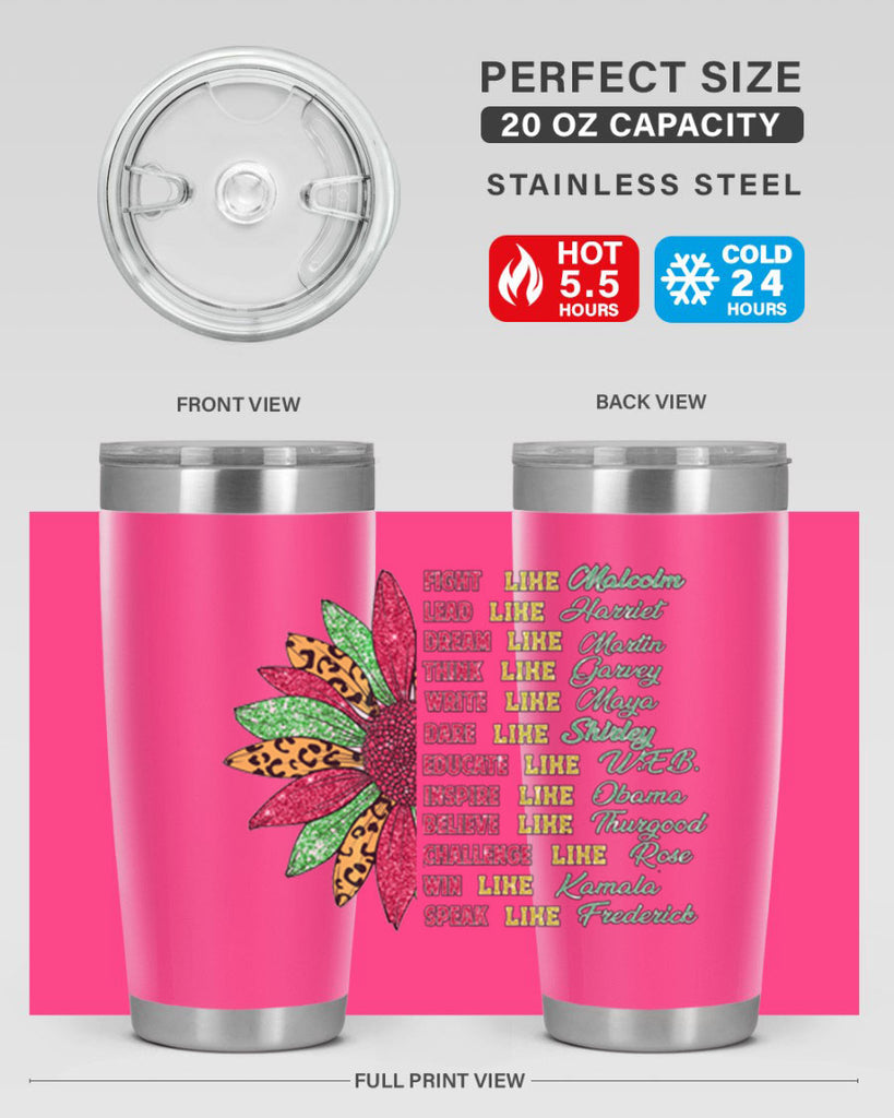 Juneteenth Sunflower Design 17#- Juneteenth- tumbler