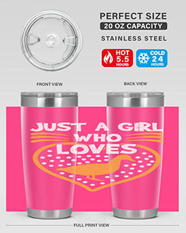 Just A Girl Who Loves Duck Style 34#- duck- Tumbler