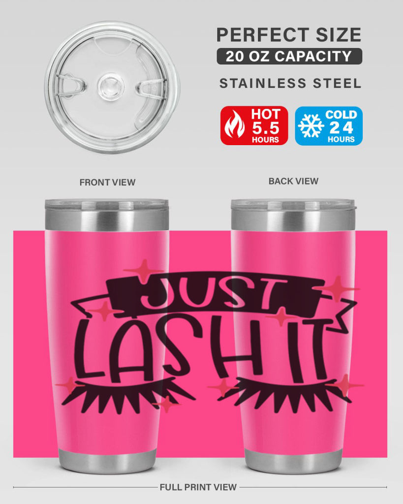 Just Lash It Style 77#- make up- Tumbler