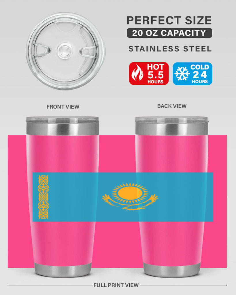 Kazakhstan 111#- world flags- Tumbler