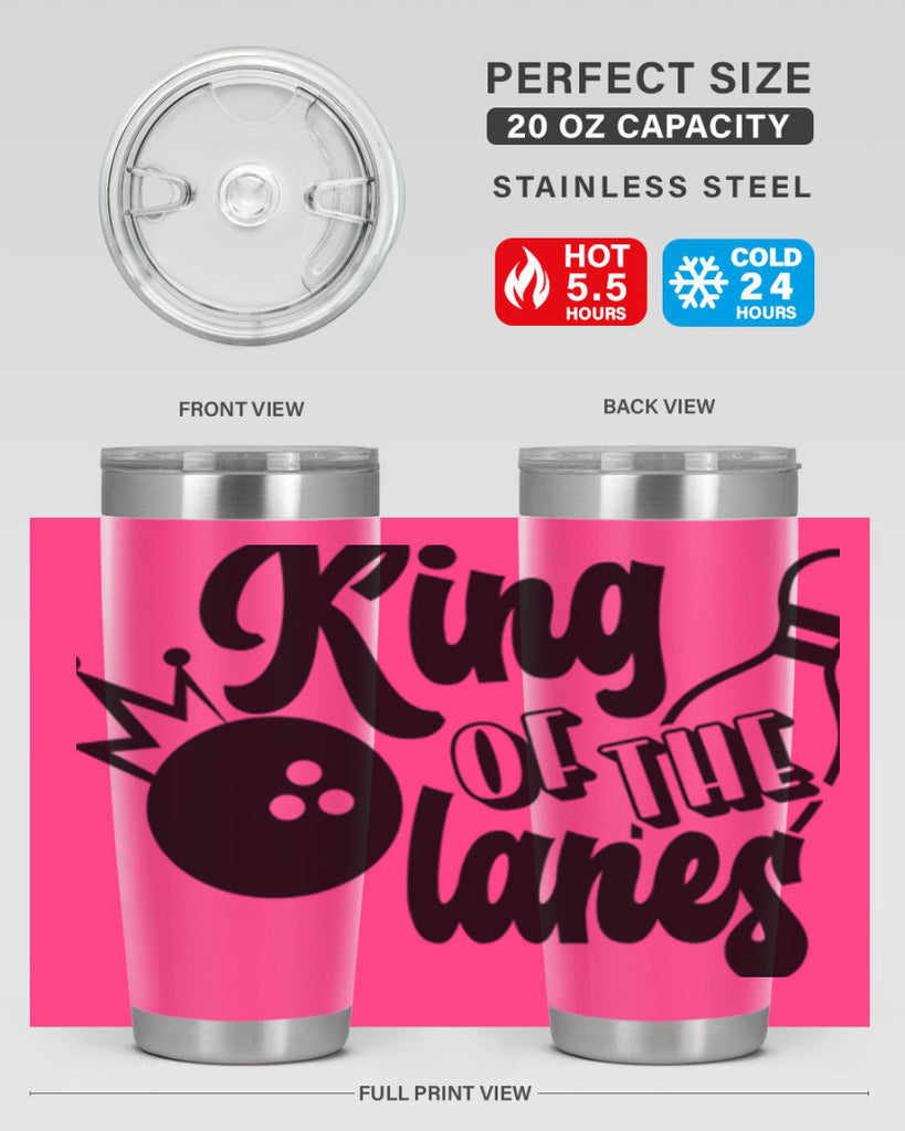King of the lanes 956#- bowlig- Tumbler