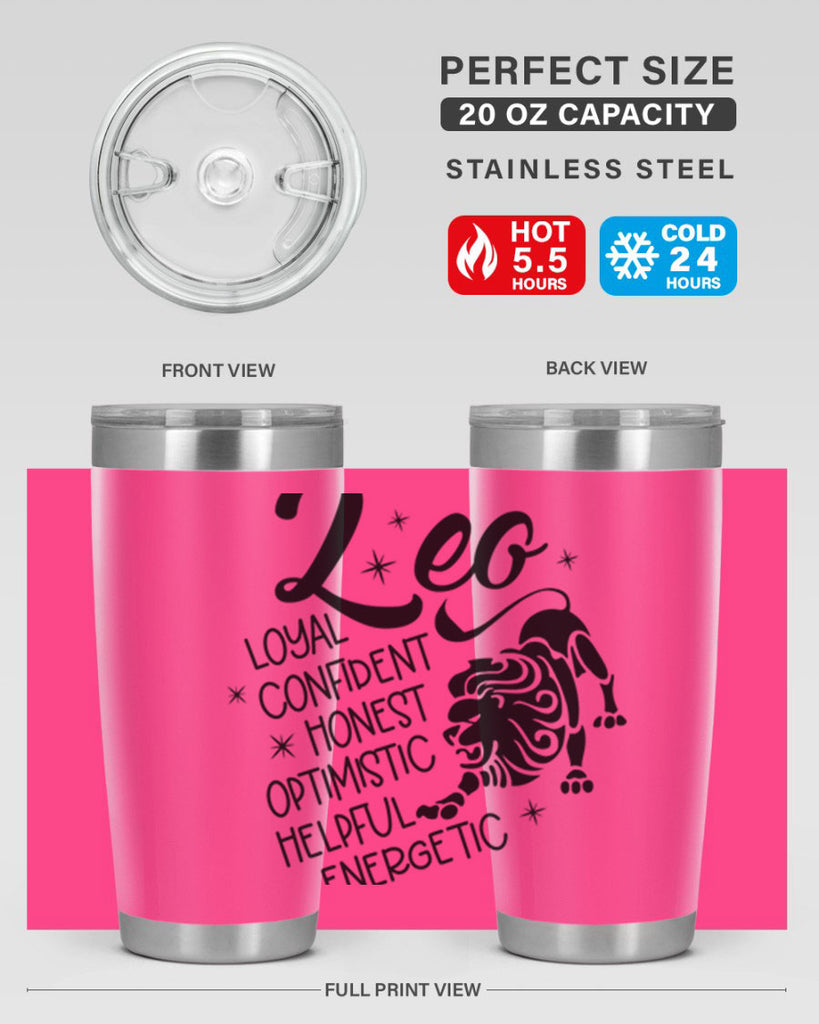 Leo 282#- zodiac- Tumbler
