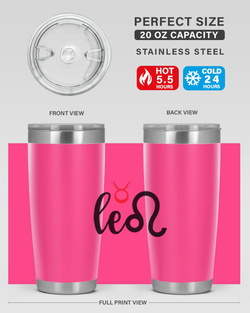 Leo 284#- zodiac- Tumbler