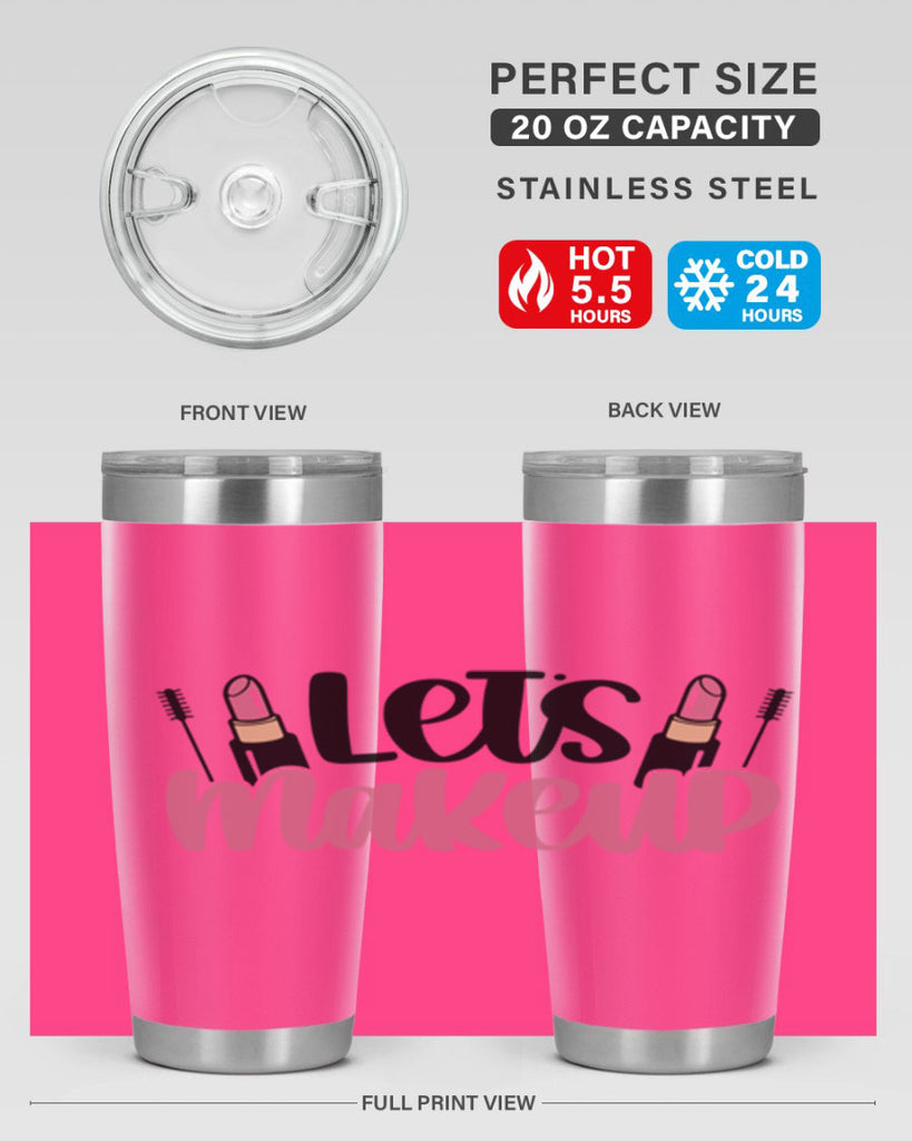 Let∩s Makeup Style 62#- make up- Tumbler
