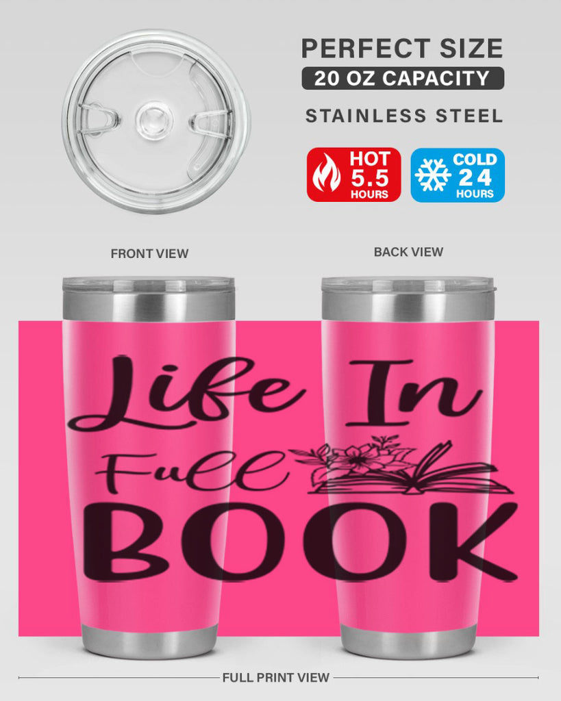 Life In Full Book 297#- spring- Tumbler