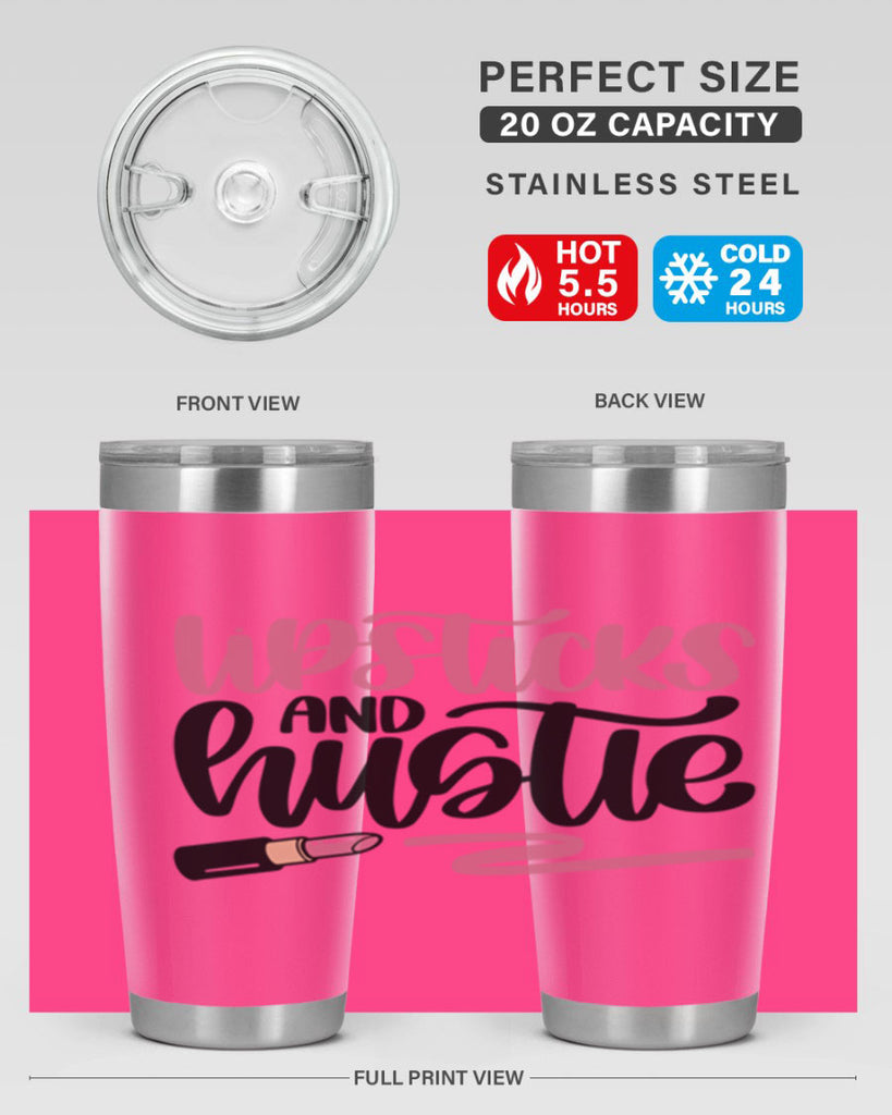Lipstick And Hustie Style 58#- make up- Tumbler