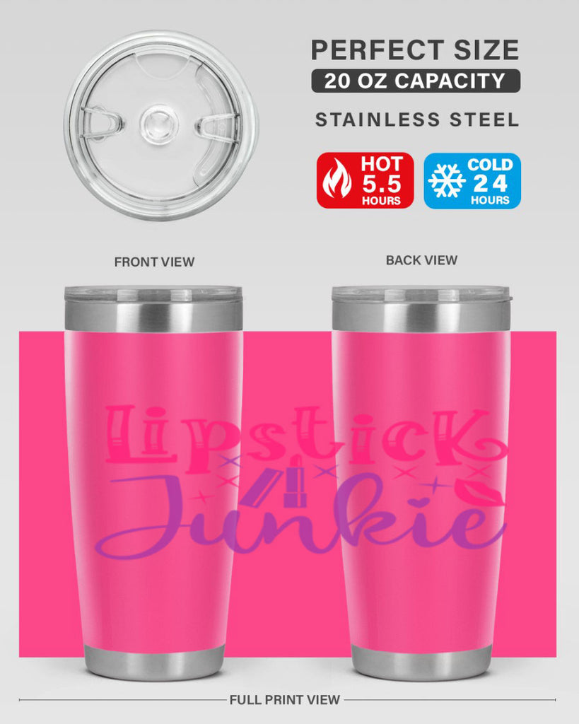Lipstick Junkie Style 228#- make up- Tumbler