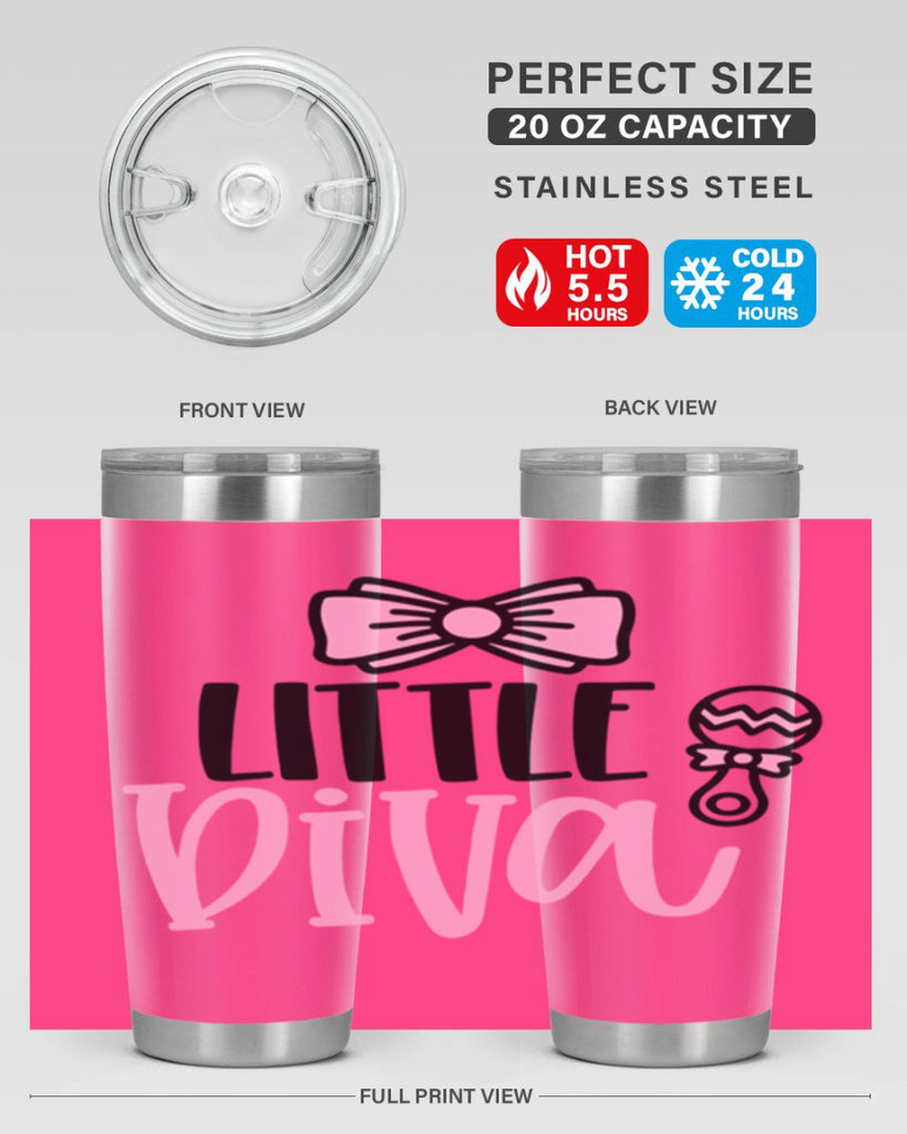 Little Diva Style 63#- baby- tumbler