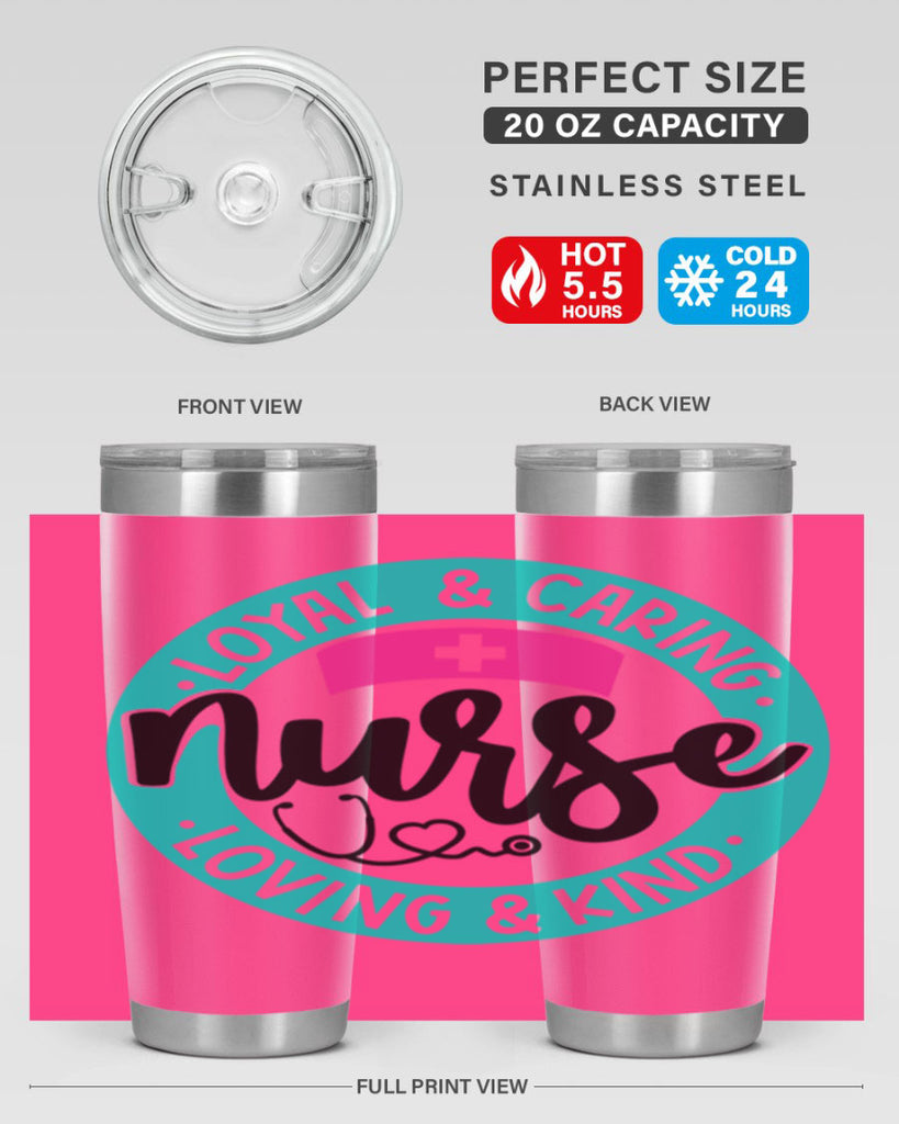 Loyal Caring Nurse Loving Kind Style Style 133#- nurse- tumbler