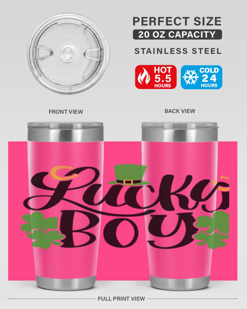 Lucky Boy Style 59#- St Patricks Day- Tumbler